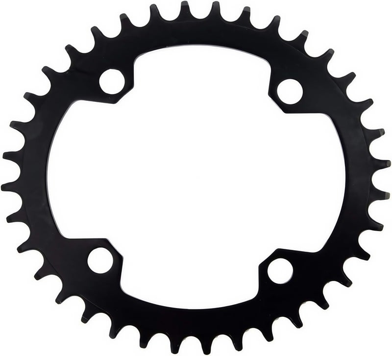 YBEKI سلسلة YBEKI Pro-Grade 104BCD (30-52T) CNC 7075-T6 ألومنيوم ضيقة النطاق MTB/عجلة دراجة بيضاوية مستديرة للطرق | متوافق مع سرعة شيمانو/SRAM 8-11 | قوة 573 ميجا باسكال (أسود بيضاوي، 36T) - Image 2